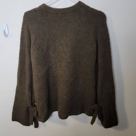 The Group by Babaton Aritzia Malcorra Sweater Wool Alpaca Blend Moss Green XXS - Picture 6 of 6